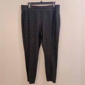 Vince Camuto High-Waisted Houndstooth Leggings size L